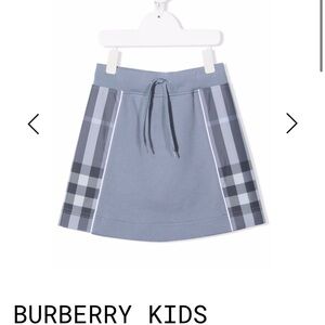 burberry kids vintage check a-line miniskirt